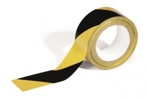 Durable Duraline jel&ouml;lőszalag 5cm x 33m fekete-s&aacute;rga (1044130)