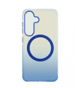 Cellect Samsung Galaxy S25 mágneses tok kék-átlátszó (CEL-MAG-S25-BLTP)