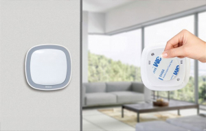Heiman HS1MS-E Tuya Zigbee okos mozgásérzékelő fehér