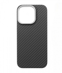 Cellect iPhone 16 Pro Aramid karbon tok fekete (CEL-CARB-IPH16P-BK)