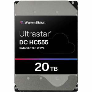 20TB WD 3.5" Ultrastar DC HC555 SATA szerver winchester (0B48724)