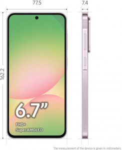 Samsung Galaxy A56 5G 8/256GB Dual-Sim mobiltelefon király rózsaszín (SM-A566BLIC)