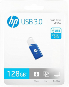 Pen Drive 128GB HP x755w USB3.0 kék-fehér (HPFD755W-128)