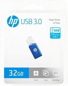 Pen Drive 32GB HP x755w USB3.0 kék-fehér (HPFD755W-32)
