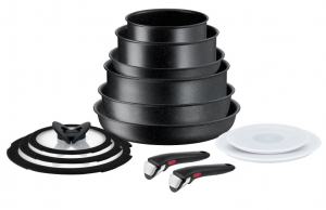 Tefal L3999953 Ingenio Black Stone edénykészlet 13 részes