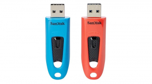 Pen Drive 64GB USB 3.0 SanDisk Ultra piros-k&eacute;k 2db (SDCZ48-064G-G46BR2)