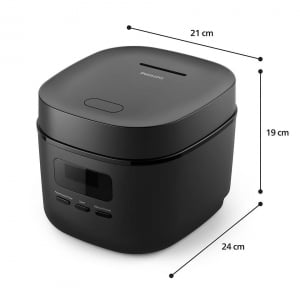 Philips 3000 Series mini rizsfőző fekete (HD3080/80)