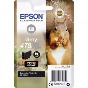 Epson T04F6 (478XL) szürke tintapatron (C13T04F64010)