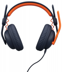 Logitech Zone Learn AUX Over Ear headset fekete-narancs (981-001389)