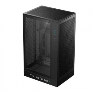 Deepcool CH270 Digital táp nélküli ablakos MicroATX ház fekete (R-CH270-BKNDM0-G-1)