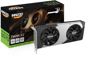 Inno3D GeForce RTX 5070 12GB TWIN X2 videokártya (N50702-12D7-195064N)