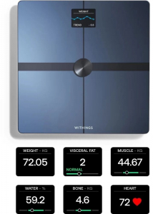 Withings Body Smart 13 okosmérleg fekete (WBS13-BLACK-ALL-INTER)