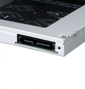 Akasa 2.5" beépíthető HDD keret notebookhoz 13mm (AK-OA2SSA-BKV2)