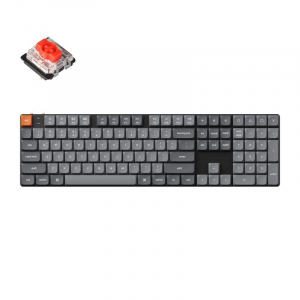 Keychron K5 Max RGB Red Switch vezeték nélküli, alacsony profilú angol billentyűzet (K5M-H1)