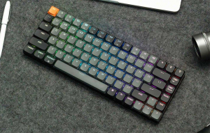 Keychron K3 LED Red Switch vezeték nélküli mechanikus angol billentyűzet szürke (K3X-A1)