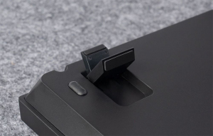 Keychron K10 Max RGB Red Switch vezeték nélküli angol billentyűzet fekete (K10M-B1)