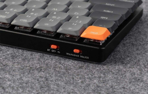 Keychron K3 LED Red Switch vezeték nélküli mechanikus angol billentyűzet szürke (K3X-A1)