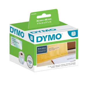 DYMO "LW" Feliratoz&oacute;g&eacute;p szalag 36x89mm 2db (S0722410)