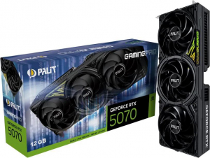 Palit GeForce RTX 5070 12GB GamingPro videokártya (E75070019K9-GB2050A)