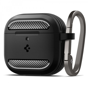 Spigen Rugged Armor AirPods 4 tok fekete (ACS08642)