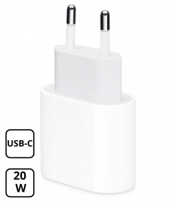 Apple&nbsp;USB-C t&ouml;ltő 20W feh&eacute;r (MD3J4ZM/A)