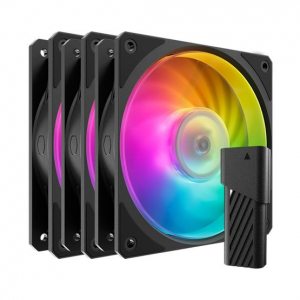 Cooler Master Mobius 120P ARGB ház hűtő ventilátor fekete 3db (MFZ-M2DN-243P2-R1)