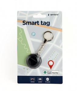 Gembird Smart Tag okos tárgykereső fekete (TA-TAG-01-BK)