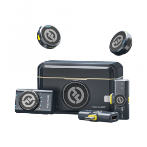 Hollyland Boya Audio Lark M2 Combo vezeték nélküli mikrofon szett szénfekete