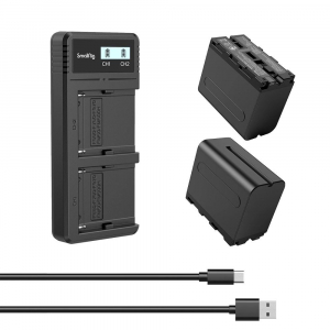 SmallRig NP-F970 akkumul&aacute;tor &eacute;s t&ouml;ltő szett (3823)