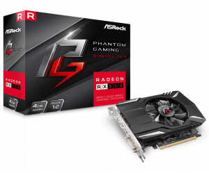 ASRock Radeon RX 550 Phantom Gaming 4G videokártya