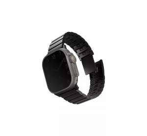 Uniq Strova Magsafe Apple Watch 49/45/44/42mm állítható szíj, fekete