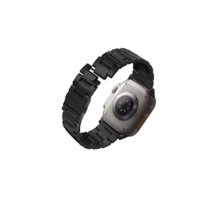 Uniq Osta Apple Watch 42/44/45/49mm fém szíj fekete