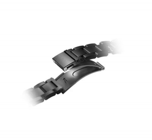 Uniq Osta Apple Watch 42/44/45/49mm fém szíj fekete