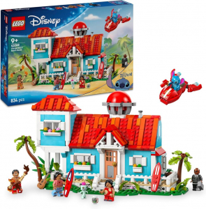 Lego Disney Lilo &aacute;s Stitch tengerparti h&aacute;za (43268)