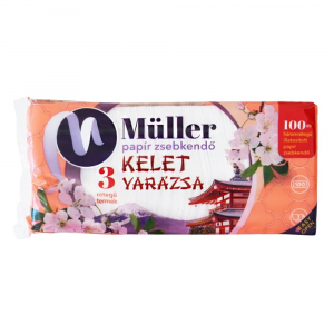 Müller Kelet Varázsa 3 rétegű papírzsebkendő 100db
