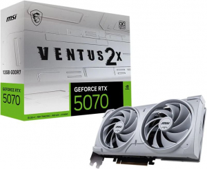 MSI GeForce RTX 5070 12G VENTUS 2X OC WHITE videok&aacute;rtya (G5070-12V2CW)