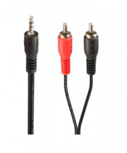 Hama 3.5 mm Jack - 2 RCA audio k&aacute;bl 2m (00205106)