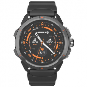 myPhone HAMMER WATCH 2 okosóra fekete-narancs (SMA002929)
