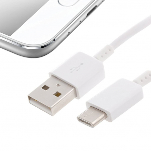 Samsung USB-A - USB-C k&aacute;bel 120cm feh&eacute;r "Gigapack csomagol&aacute;s" (EP-DN930CWE)