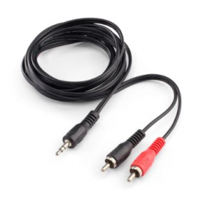 Hama 3.5 mm Jack - 2 RCA audio k&aacute;bl 2m (00205106)