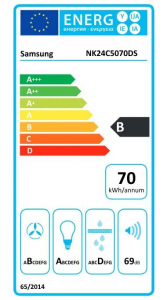 Samsung NK24C5070DS/UR kürtős páraelszívó