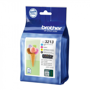 Brother LC3213VALDR tintapatron csomag fekete, ciánkék, magenta és sárga