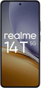 Realme 14T 5G 8/256GB Dual-Sim mobiltelefon fekete (RMX5078EU)