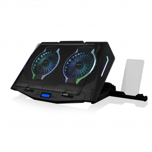 Modecom CF21 RGB notebook hűtő fekete (PL-MC-CF-21-RGB)