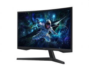 27" Samsung Odyssey G55C ívelt Gaming monitor (LS27CG554EUXEN)