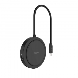 FIXED MagHUB multiport hub és MagSafe töltő fekete (FIXHU-M-BK)