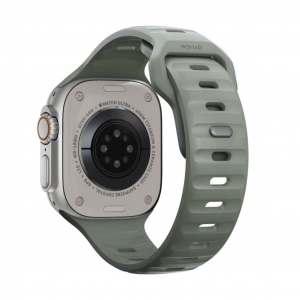 Nomad Sport Apple Watch Ultra 2/1(49mm) 9/8/7(45mm)/6/SE/5/4(44mm) szíj M/L szürkészöld (NM01112785)