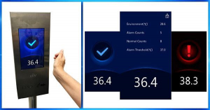 Uniview testhőmérséklet mérő terminál (OTC-513)