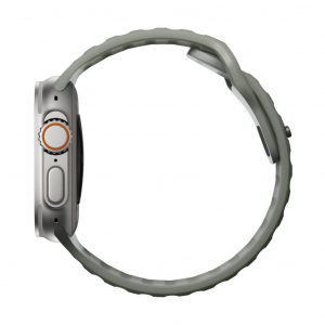 Nomad Sport Apple Watch Ultra 2/1(49mm) 9/8/7(45mm)/6/SE/5/4(44mm) szíj M/L szürkészöld (NM01112785)