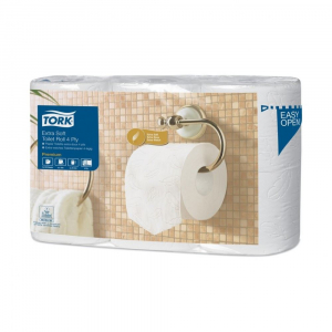 Tork Extra Soft toalettpap&iacute;rT4, 4 r&eacute;tegű feh&eacute;r (110406)